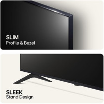 LG 65 Inch Nanocell Nano81 4K Smart TV Ai Magic Remote Hdr10 Webos24, 65Nano81T6A.AMVEM, Black