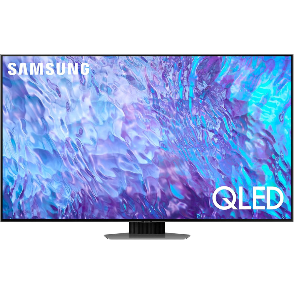 Samsung Smart TV, QLED, Q80C, 98 Inch, Carbon Silver, 2023, Neural Quantum Processor 4K, Smart Hub, Quantum HDR+, QA98Q80CAUXZN