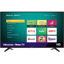 Hisense 32 Inch TV FHD Smart TV With Netflix Youtube Prime Video Dolyby Audio and Bezelless Design Model, 32A4HD1
