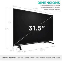 Hisense 32 Inch TV FHD Smart TV With Netflix Youtube Prime Video Dolyby Audio and Bezelless Design Model, 32A4HD1