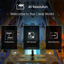 Hisense 43A6BGTUK 4K UHD Smart TV, with Dolby Vision HDR, DTS Virtual X, Youtube, Netflix, Disney Plus, Freeview Play and Alexa Built-in, Bluetooth and WiFi, Black, 43 Inch