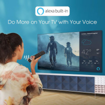 Hisense 43A6BGTUK 4K UHD Smart TV, with Dolby Vision HDR, DTS Virtual X, Youtube, Netflix, Disney Plus, Freeview Play and Alexa Built-in, Bluetooth and WiFi, Black, 43 Inch