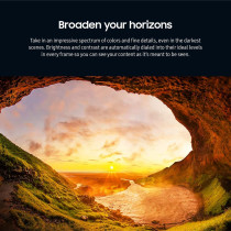 Samsung Smart TV, Crystal UHD, 65 Inch, Black, Crystal Processor 4K, Smart Hub, Object Tracking Sound Lite, UA65CU7000