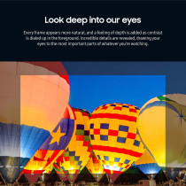 Samsung Smart TV, Crystal UHD, 65 Inch, Black, Crystal Processor 4K, Smart Hub, Object Tracking Sound Lite, UA65CU7000