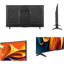 Hisense 55 inch QLED Smart TV E7N-Quantum Dot Colour, AI Picture, Dolby Vision, Dolby Atmos, Share to TV, Voice Control, Filmmaker Mode, Youtube, Netflix, Disney+ and Shahid, 55Q6N 