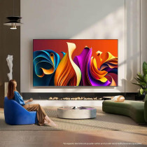 Hisense 55 inch QLED Smart TV E7N-Quantum Dot Colour, AI Picture, Dolby Vision, Dolby Atmos, Share to TV, Voice Control, Filmmaker Mode, Youtube, Netflix, Disney+ and Shahid, 55Q6N 