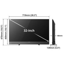 Skyworth 32 Inch Smart HD TV Google TV With Dolby Vision HDR,DTS Virtual X, YouTube, Netflix, Bluetooth, Freeview Play and Alexa Built-in, WIFI, 32E6500G