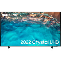 SAMSUNG 65 Inch BU8000 UHD Crystal 4K Smart TV Airslim Design With Alexa and Smart TV Streaming Built In, Object Tracking Sound, Contrast Enhancer, Boundless Screen and Adjustable Stand