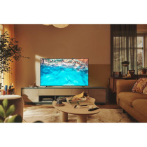 SAMSUNG 65 Inch BU8000 UHD Crystal 4K Smart TV Airslim Design With Alexa and Smart TV Streaming Built In, Object Tracking Sound, Contrast Enhancer, Boundless Screen and Adjustable Stand