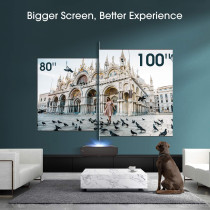 Hisense 100 inch 100L5 UHD SMART LASER TV, Black