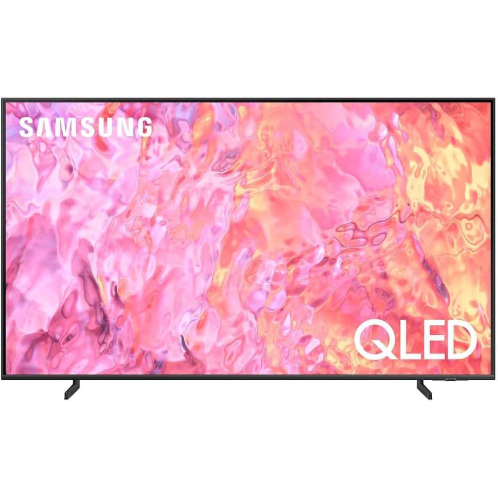 SAMSUNG 65 Inch TV Quantum Processor Lite 4K QLED QA65Q60CAUXEG, New Edition, Black, Bluetooth, Wi-Fi, HDMI