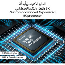 Samsung Smart TV, Neo QLED 8K, QN900D, 65 Inch, 2024, NQ8 AI Gen3 Processor, 8K AI Upscaling Pro, Infinity Air Design, Samsung TV Plus, Graphite Black, QA65QN900DUXZN