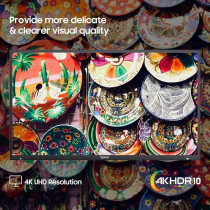 SYLVOX 55 inch Smart TV Compatible with Google TV, 4K LED 2000 Nit Brightness Partially Sunlight Readable Outdoor TV with Voice Remote, Screencast, IP55 Waterproof TV for Home Terrace Garden