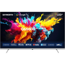 Skyworth 75 Inch 4K QLED Smart TV, Black