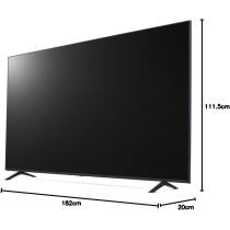 LG UHD UR80 75 Inch 4K Smart TV, Black