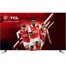 TCL 75 Inch 4K QLED Smart TV, Black