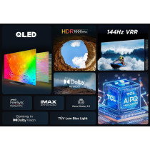 TCL 55 Inch TV QLED 4K UHD Gaming TV