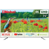 Nobel 75-Inch UHD LED Smart TV, Silver