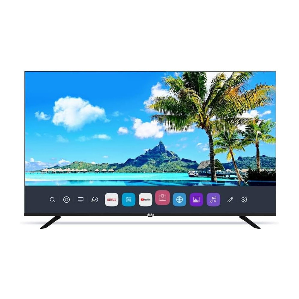 Elista 65-Inch UHD 4K Smart LED TV, Black