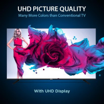 Elista 65-Inch UHD 4K Smart LED TV, Black