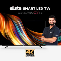 Elista 65-Inch UHD 4K Smart LED TV, Black