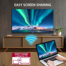 Elista 65-Inch UHD 4K Smart LED TV, Black