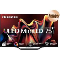 Hisense 75-Inch Class U8 Series Mini-LED ULED 4K UHD VIDAA Smart TV, Black