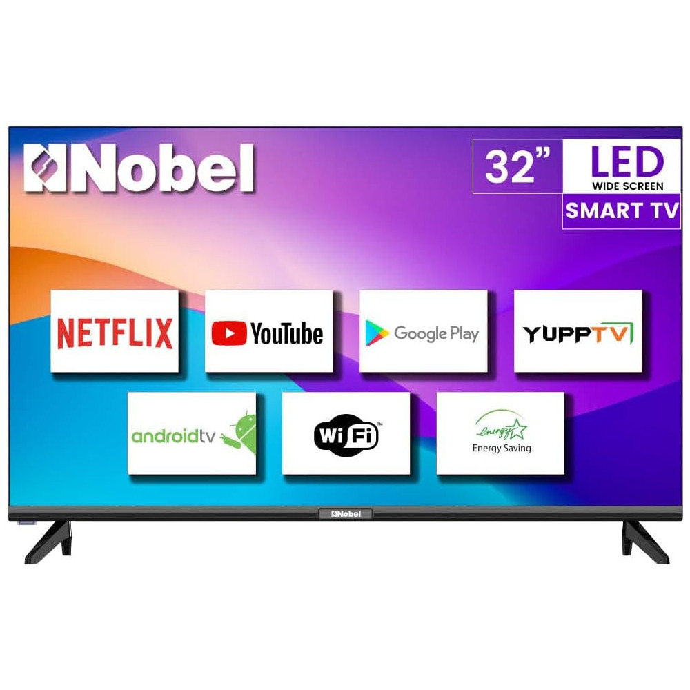 Nobel 32 Inch Smart HD LED TV, Black