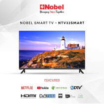 Nobel 32 Inch Smart HD LED TV, Black