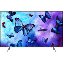 Samsung 55 Inch QLED 4K Smart TV, Black/Silver