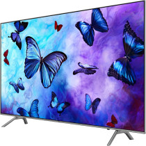 Samsung 55 Inch QLED 4K Smart TV, Black/Silver