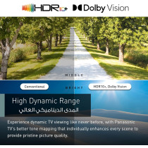 Panasonic 65 Inch 4K HDR OLED Smart TV, Colour