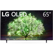 LG 65 Inch OLED 4K Cinema HDR WebOS Smart With ThinQ AI Pixel Dimming Smart TV, Black