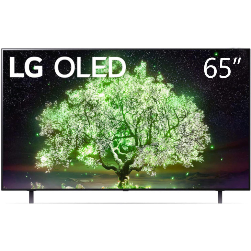 LG 65 Inch OLED 4K Cinema HDR WebOS Smart With ThinQ AI Pixel Dimming Smart TV, Black