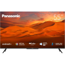 Panasonic 55 Inch 4K HDR UHD Smart Android TV, Black