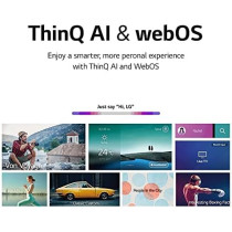 LG 55 Inch 4K Quantum Dot NanoCell Colour Technology a5 Gen5 4K Processor Dimming Pro QNED7S Series Smart TV, Black