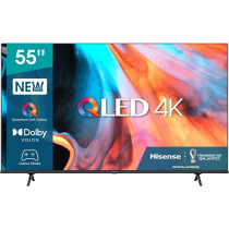 Hisense 55 Inch TV 4K QLED Smart VIDAA TV With Quantum Dot Colour Dolby Vision HDR DTS Virtual X Bluetooth And Wi-Fi