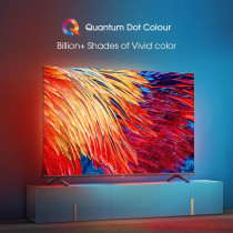 Hisense 55 Inch TV 4K QLED Smart VIDAA TV With Quantum Dot Colour Dolby Vision HDR DTS Virtual X Bluetooth And Wi-Fi