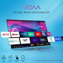 Hisense 55 Inch TV 4K QLED Smart VIDAA TV With Quantum Dot Colour Dolby Vision HDR DTS Virtual X Bluetooth And Wi-Fi