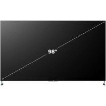 TCL 98 Inch 4K QLED HDR 10+ Ultra HD Smart TV Game Master Dolby Vision IQ-Atmos Onkyo Audio Quantum Dot Technology 120HZ VRR 98C735, Black