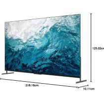 TCL 98 Inch 4K QLED HDR 10+ Ultra HD Smart TV Game Master Dolby Vision IQ-Atmos Onkyo Audio Quantum Dot Technology 120HZ VRR 98C735, Black