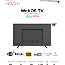 AVANOS 55-Inch Smart LED WebOS TV, 4K UHDR, Air Play, Dolby Audio, Magic Remote