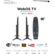 AVANOS 55-Inch Smart LED WebOS TV, 4K UHDR, Air Play, Dolby Audio, Magic Remote