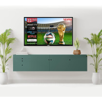 Vestel 32 Inch HD Smart Android TV with, YouTube, Netflix, Chromecast Built In, Google Assistant, Bluetooth And WiFi HDMI, USB Black Colour Model -32550LED