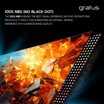 Gratus WebOS Powered 4K Edgeless UHD LED Smart TV With ThinQ AI, Quad Core Processor, Dolby Audio, 55 Inch