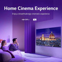 LG QNED TV 55 Inch QNED80 Series, Cinema Screen Design 4K Active HDR webOS22 With ThinQ AI, Black