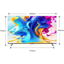 TCL 85 Inch 4K QLED Smart TV - 85C645 (2023 Model) + Free Breeva A5 Air Purifier White