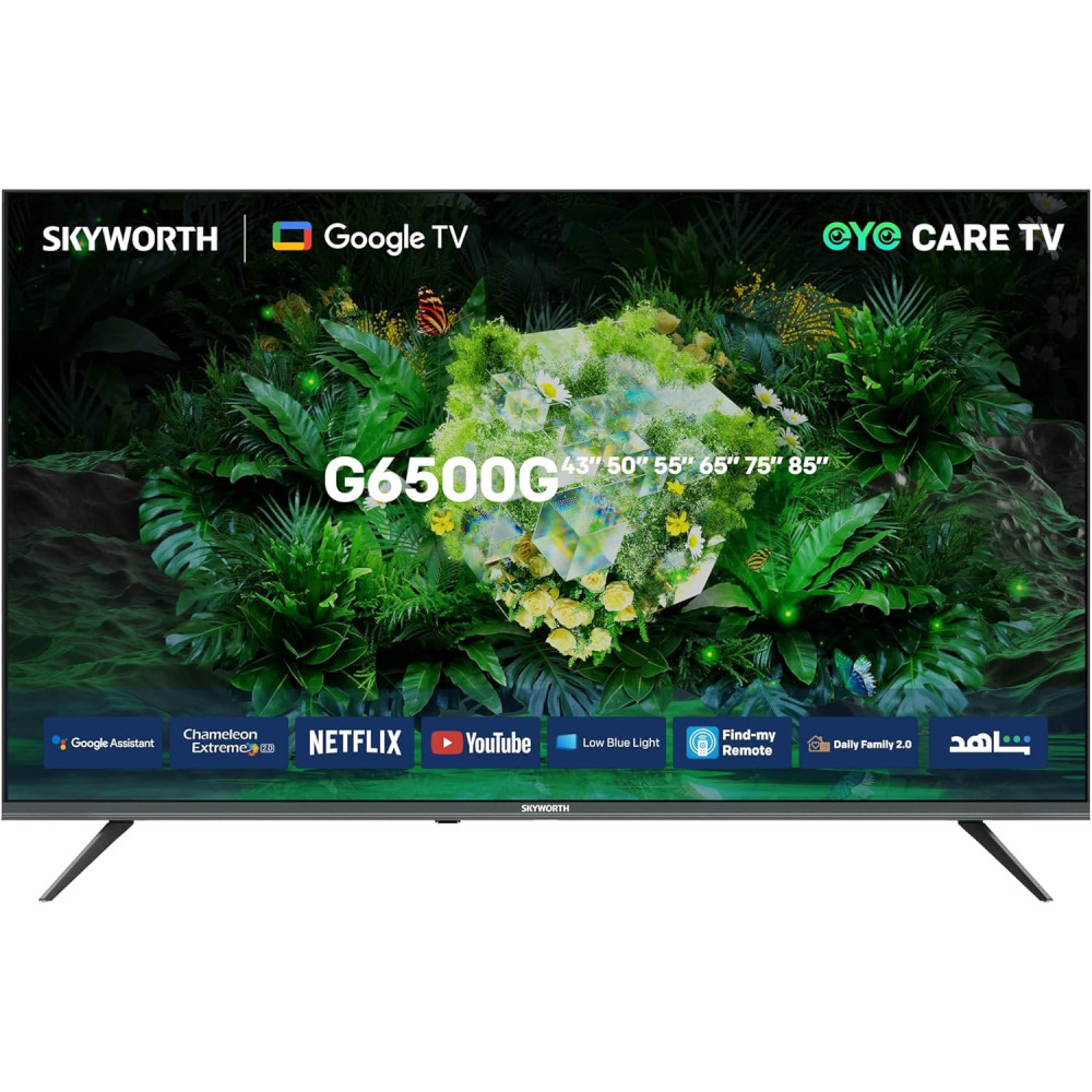 SKYWORTH 60G6500G, 60 inch UHD 4K LED TV Google TV