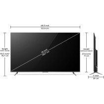 TCL 138.7 cm (55 inches) 4K Ultra HD Smart QLED Google TV 55C635 (Black)