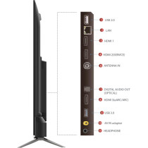 TCL 138.7 cm (55 inches) 4K Ultra HD Smart QLED Google TV 55C635 (Black)